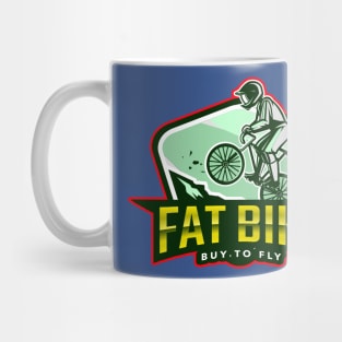 Fat Bike Buy To Fly Mountain Biking Mug